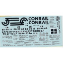 HERALD KING DECAL H-705 - CONRAIL COVERED HOPPER - HO SCALE