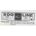 HERALD KING DECAL B-102 - SOO LINE 50' BOXCAR - HO SCALE
