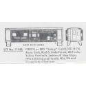 HERALD KING DECAL C-142 - CHESSIE SYSTEM CABOOSE - HO SCALE