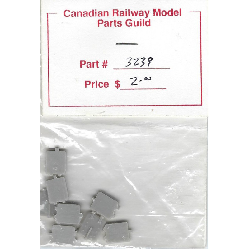 CRMPG 3239 - REEFER HATCHES FOR CANADIAN NATIONAL 8 HATCH REEFER - HO SCALE