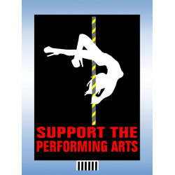 MILLER 44-6152 - SUPPORT THE PERFORMING ARTS SIGN - SMALL
