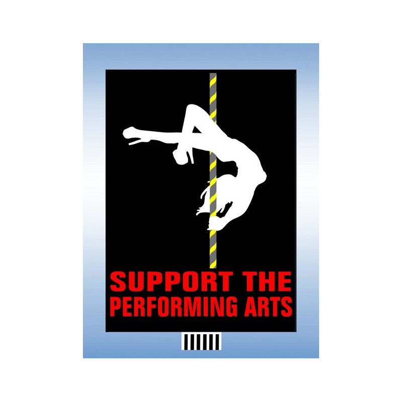 MILLER 44-6152 - SUPPORT THE PERFORMING ARTS SIGN - SMALL