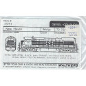 WALTHERS DECAL 934-73751 - NEW HAVEN U25B DIESEL LOCOMOTIVE - HO SCALE 