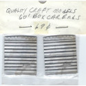 QUALITY CRAFT 60' BOXCAR ENDS - HO SCALE