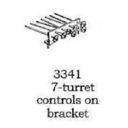 PSC 3341 - STEAM LOCOMOTIVE 7 TURRET CONTROL WITH BRACKET - HO SCALE