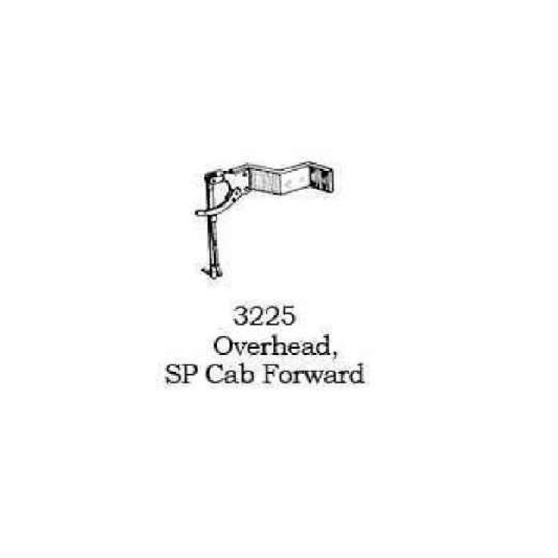 PSC 3225 - STEAM LOCOMOTIVE THROTTLE - OVERHEAD SP CAB FORWARD - HO SCALE
