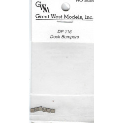 GREAT WEST MODELS DP116 - DOCK BUMPERS - HO SCALE