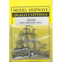 MODEL SHIPWAYS MS2380 - BELLFRY - METAL WITH BELL - 25mm