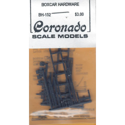 CORONADO SCALE MODELS BH-152 - NARROW GAUGE BOXCAR HARDWARE - O SCALE