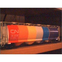 PMI-N-1 - CANADIAN NATIONAL 4 BAY COVERED HOPPER - N SCALE