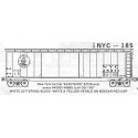 KOMAR HO-185 - NEW YORK CENTRAL 50' BOXCAR - HO SCALE