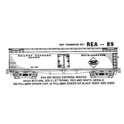 KOMAR HO-89 - RAILWAY EXPRESS AGENCY 50'  REEFER - HO SCALE