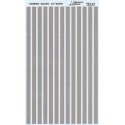MICROSCALE DECAL PS-4-1/4 - SILVER 1/4" STRIPES