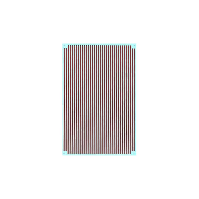 MICROSCALE DECAL PS-5-1/16 - RED 1/16" STRIPES