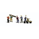WOODLAND A2747 PAINTED FIGURES - RAIL WORKERS - O SCALE