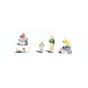 WOODLAND A2751 PAINTED FIGURES - GONE FISHING - O SCALE