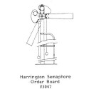 GRANDT LINE 3047 - HARRINGTON SEMAPHORE ORDER BOARD - O SCALE
