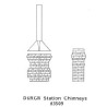 GRANDT LINE 3509 - D&RGW STATION CHIMNEYS - O SCALE