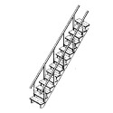 GRANDT LINE 3533 - 45 DEGREE WOODEN STAIRCASE - O SCALE