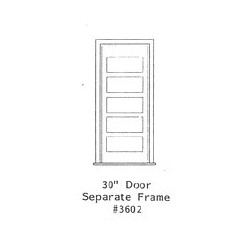 GRANDT LINE 3602 - 30" DOOR - SEPARATE FRAME - O SCALE