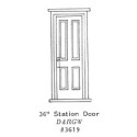 GRANDT LINE 3619 - 36" STATION DOOR - O SCALE