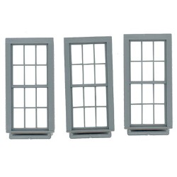 GRANDT LINE 3763 - 38" X 86" 6/6 DOUBLE HUNG WINDOW - O SCALE