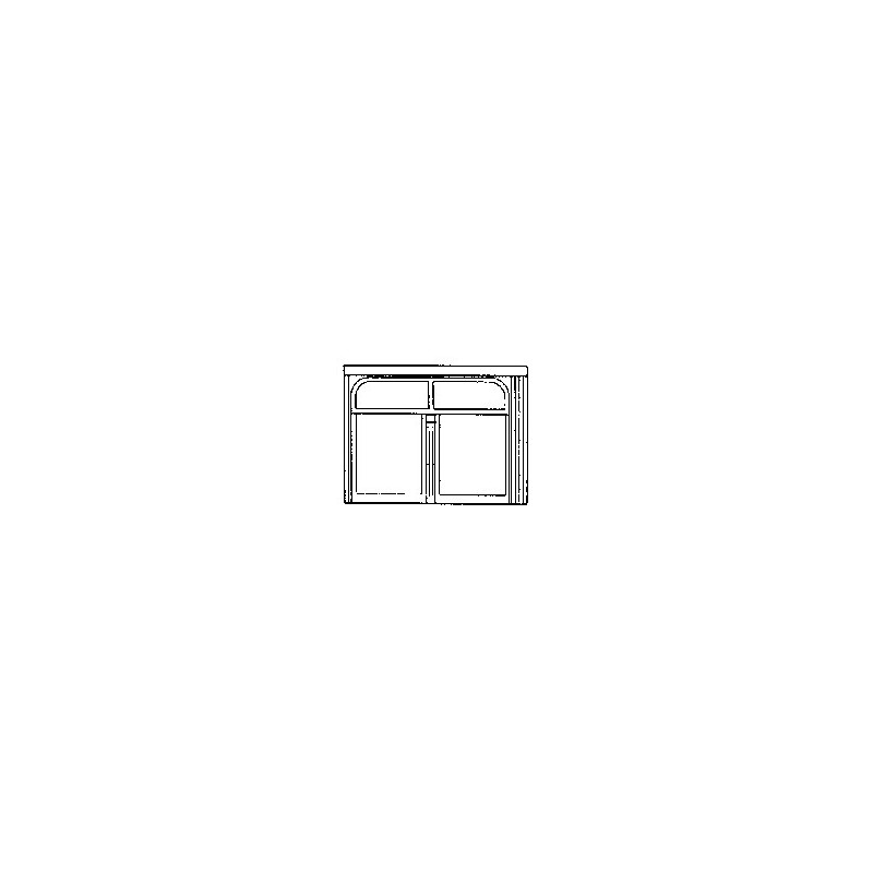 GRANDT LINE 3807 - HALL SCOTT DOUBLE WINDOWS - O SCALE