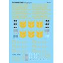 MICROSCALE DECAL 60-718 - CANADIAN WHEAT BOARD COVERED HOPPERS - N SCALE