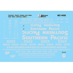 MICROSCALE DECAL 60-4400 - SOUTHERN PACIFIC DIESEL LOCOMOTIVES - N SCALE