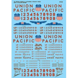 MICROSCALE DECAL 60-35 - UNION PACIFIC DIESEL LOCOMOTIVES - N SCALE