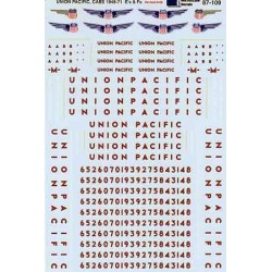 MICROSCALE DECAL 60-109 - UNION PACIFIC DIESEL LOCOMOTIVES - N SCALE