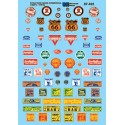 MICROSCALE DECAL 60-422 - COMMERCIAL SIGNS - N SCALE