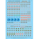 MICROSCALE DECAL 60-924 - INDUSTRIAL SAFETY & WARNING SIGNS - N SCALE