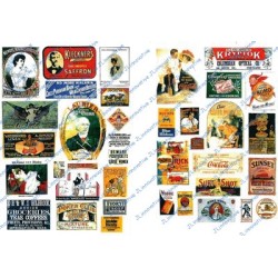 JL INNOVATIVE - 295 - TURN OF THE CENTURY SIGNS - 1890s TO 1920s - HO SCALE