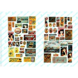 JL INNOVATIVE - 332 - SALOON / TAVERN SIGNS - 1900s - 1920s - HO SCALE