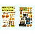 JL INNOVATIVE - 488 - SHELL GAS STATION SIGNS - HO SCALE