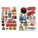 JL INNOVATIVE - 685 - GAS STATION / OIL SIGNS - 1940s  - 1950s - N SCALE