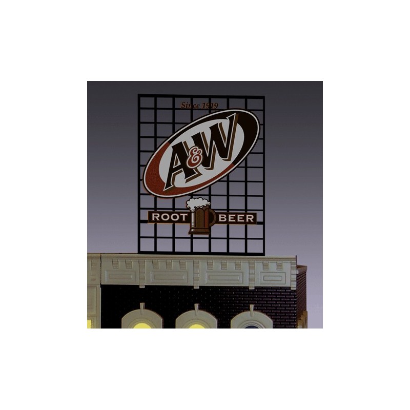 MILLER 3062 - NEON SIGN - A&W ROOT BEER - SMALL