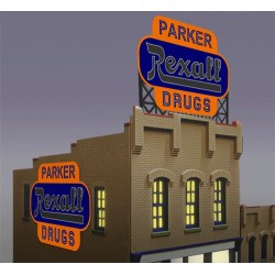 MILLER 7581 - NEON SIGN - REXALL - LARGE