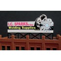 MILLER 9382 - NEON SIGN - I.C. SPARKS WELDING SUPPLY - SMALL