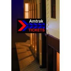 MILLER 64812-R - NEON SIGN - AMTRAK - LARGE RIGHT
